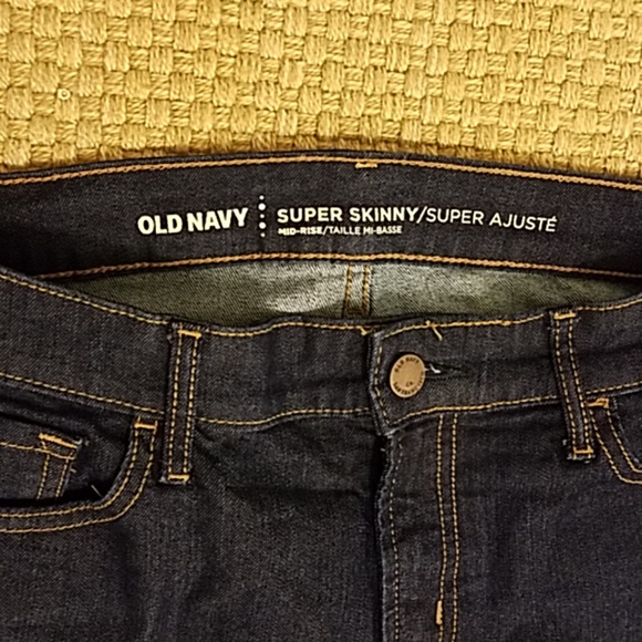Super-skinny Midrise Dark rinse jeans - Picture 4 of 6